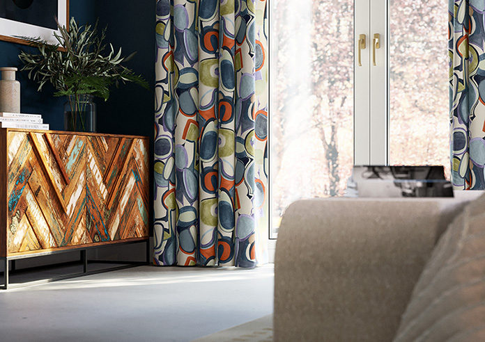 Pop, Denim - Made to Measure Curtains - Image 5